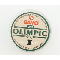 Пули Gamo Olimpic 4,5 мм, 0,49 грамм, 250 штук Пули Gamo Olimpic 4,5 мм, 0,49 грамм, 250 штук