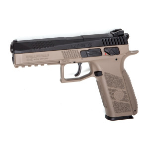 Пневматический пистолет ASG CZ P-09 DT-FDE blowback (пулевой)