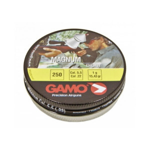 Пули Gamo Magnum 5,5 мм, 1 грамм, 250 штук