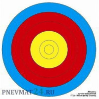 Мишень лучно-арбалетная 80 см, 5 колец Мишень лучно-арбалетная 80 см, 5 колец