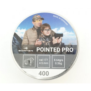 Пули Borner Pointed Pro 4,5 мм, 0,56 грамм, 400 штук